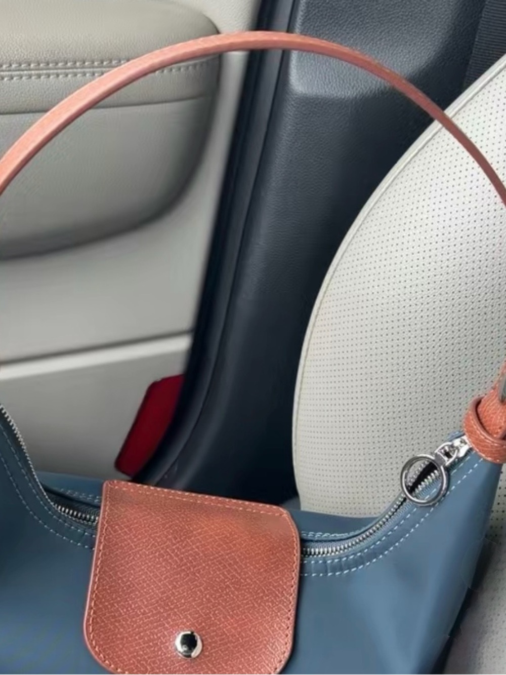 DURV Indigo and Brown Mini Handbag - Picture 7 of 16